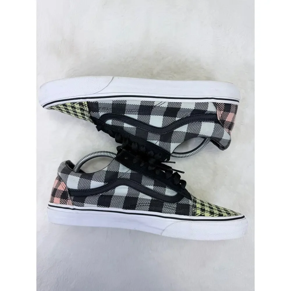 Vans Old Skool Plaid Houndstooth Buffalo Check Mens Size 10 Sneakers